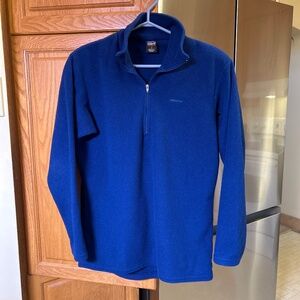 Patagonia Fleece 1/4 Zip Royal Blue Pullover  Women's